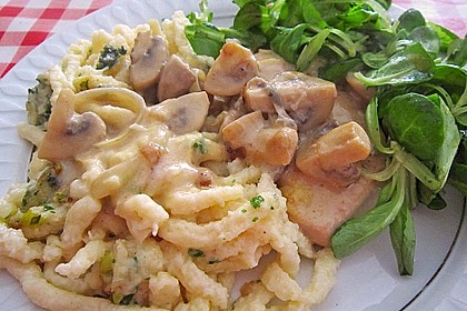 Putenschnitzel mit Champignonkruste &uuml;berbacken 40