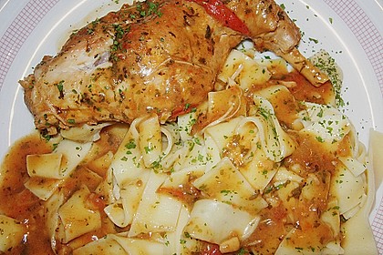 Kaninchen in Senfsauce