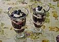 Heidelbeer - Sahne Dessert
