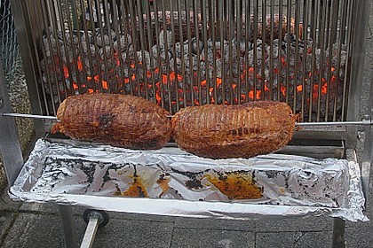 Spie&szlig;braten vom Holzkohlegrill 3