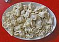 Pelmeni mit Butter und / oder Senf