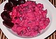 Roter Matjessalat mit Gefl&uuml;gel