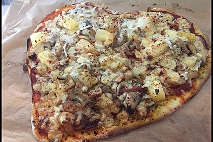Marinas Pizzateig mit Backpulver 22