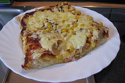 Marinas Pizzateig mit Backpulver 4