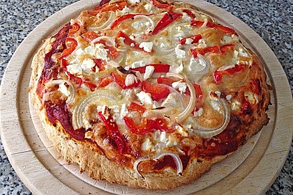 Marinas Pizzateig mit Backpulver 1
