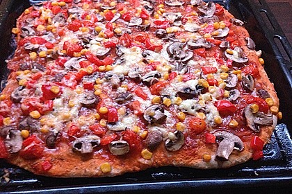 Marinas Pizzateig mit Backpulver 17