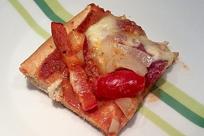 Marinas Pizzateig mit Backpulver 20