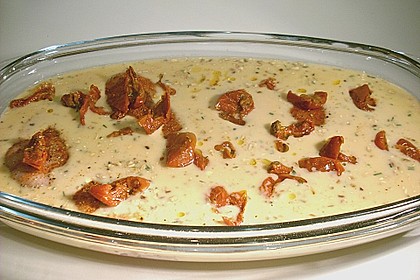 H&uuml;hnerbrust mit Paprika - Frischk&auml;se - Scheiben &uuml;berbacken 3