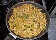 Cremiges Wirsing - Huhn mit Nudeln