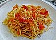 Gelb - rote Gem&uuml;sesauce zu Pasta