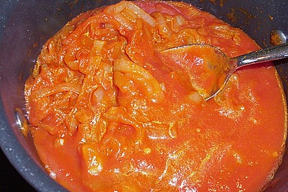 Curry - Zwiebel - Sauce 4