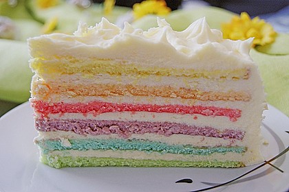 Regenbogentorte 1