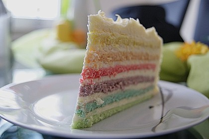 Regenbogentorte 2
