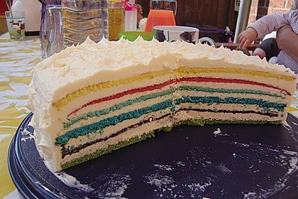 Regenbogentorte 6