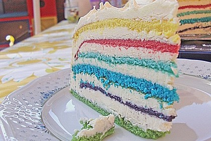 Regenbogentorte 7