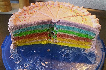 Regenbogentorte 8