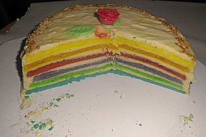 Regenbogentorte 19