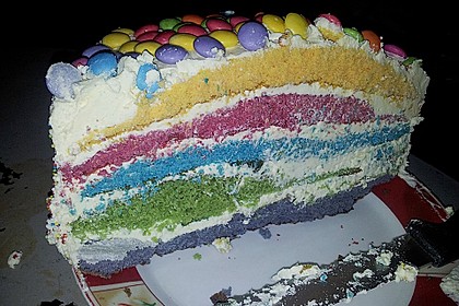 Regenbogentorte 32