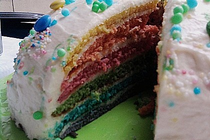 Regenbogentorte 38