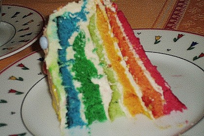Regenbogentorte 42