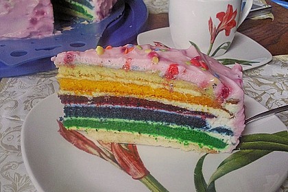 Regenbogentorte 44
