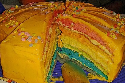 Regenbogentorte 46