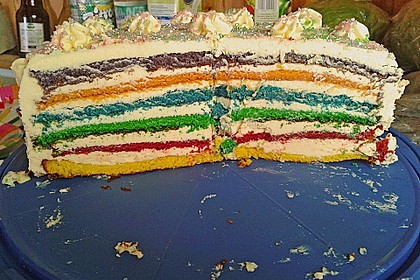 Regenbogentorte 54