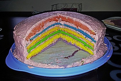 Regenbogentorte 55