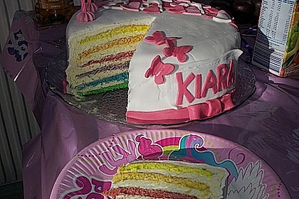 Regenbogentorte 58