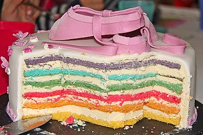 Regenbogentorte 65