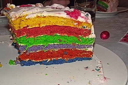 Regenbogentorte 68