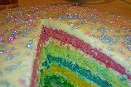 Regenbogentorte 72