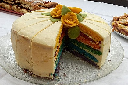 Regenbogentorte 81