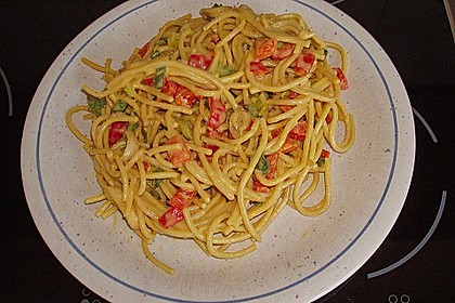 Spaghettisalat mit Chinagew&uuml;rz