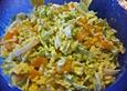 Chinakohl mit Mandarinchen und Curry