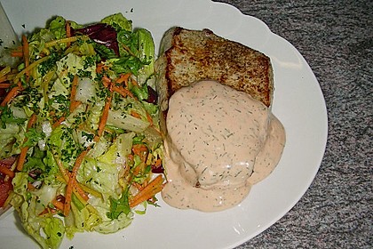 Schweinesteak mit Cocktailsauce 3