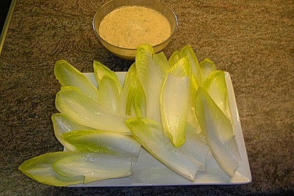 Dip - Sauce f&uuml;r Chicor&eacute;esalat oder kalte Scampi