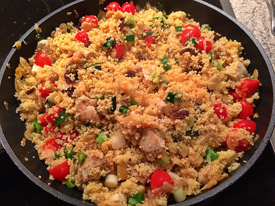 Würziger Couscous mit Huhn (Rezept mit Bild) von quakiquak Chefkoch.de