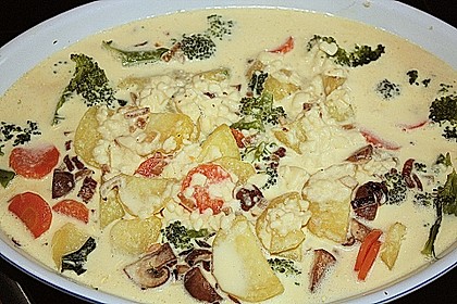 Saftiger Kartoffel - Gemüse - Auflauf 4