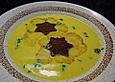 Peperoni - Senf Suppe mit Zimtcroutons