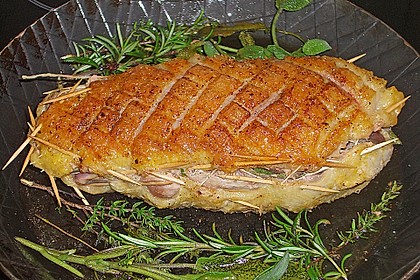 Entenbrust gef&uuml;llt