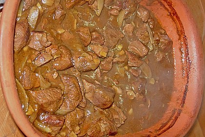 Lammragout mit Curry aus dem R&ouml;mertopf 1