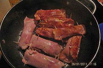 Burgys fixe Schinkenröllchen