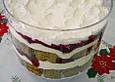 Trifle mit Lebkuchen - Lemon Curd  Sahne und einer Brombeersauce
