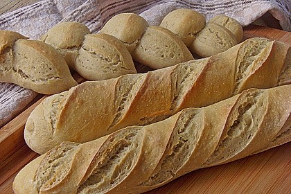 Sauerteig  -  Baguette mit Maisgrie&szlig; 21