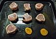 Partyfilet auf Aprikosen