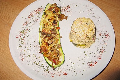 Gef&uuml;llte Zucchini