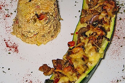 Gef&uuml;llte Zucchini 1