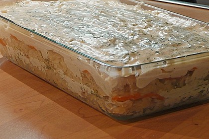 Lasagne mit Sauerkraut und Lachs 1