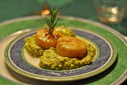 Jakobsmuschel auf Avocadocreme 3